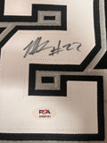 Malaki Branham signed jersey PSA/DNA San Antonio Spurs Autographed
