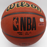 Karl Malone & John Stockton Autographed Wilson Basketball Jazz Beckett 5