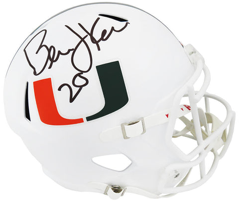 Bernie Kosar Signed Miami Hurricanes Riddell F/S Speed Replica Helmet- (SS COA)