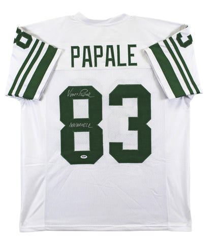 Vince Papale "Invincible" Authentic Signed White Jersey Autographed PSA/DNA Itp