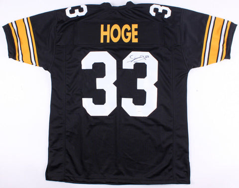 Merril Hoge Signed Steelers Jersey (TSE COA) Pittsburgh Running back 1987-1994
