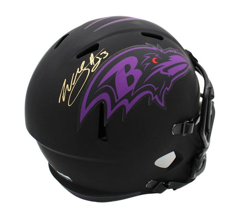 Willis McGahee Signed Baltimore Ravens Speed Full Size Eclipse NFL Helmet