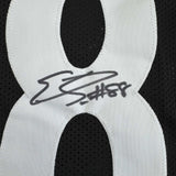 Autographed/Signed Emmanuel Sanders Pittsburgh Black Football Jersey JSA COA
