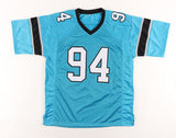 Daviyon Nixon Signed Panthers Jersey (Beckett) Carolina 2021 Draft Pick / Iowa