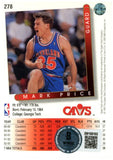 Mark Price Autographed/Signed 93-94 Upper Deck #278 Trading Card Beckett 52534