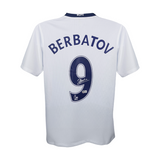 Dimitar Berbatov Signed Manchester United Soccer Jersey #9 with Beckett COA