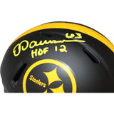 Dermontti Dawson Signed Pittsburgh Steelers Eclipse Mini Helmet Beckett 42226