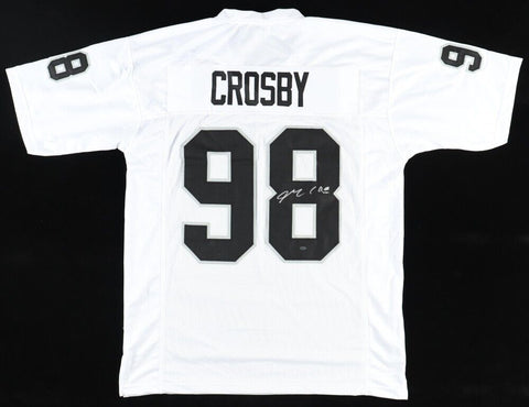 Maxx Crosby Signed Las Vegas Raiders Jersey (OKAuthentics) 2019 4th Round Pick