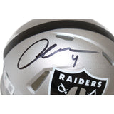 Aidan O'Connell Signed Las Vegas Raiders Mini Helmet Beckett 43082