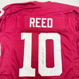 Autographed/Signed Marcel Reed Texas A&M Maroon College Football Jersey JSA COA