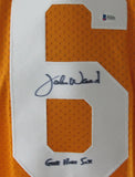 John Ward Signed "Give Him Six" Tennessee Vols Signed Jersey Sz XL BAS 212748