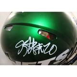 Breece Hall Autographed New York Jets 19-23 TB Helmet Proline Beckett 58535