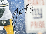 AARON RODGERS AUTOGRAPHED FRAMED 16X20 PHOTO PACKERS SNOW FANATICS HOLO 221127