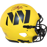 Terry McLaurin Autographed Washington Commanders Pro Rave Helmet Beckett 51878