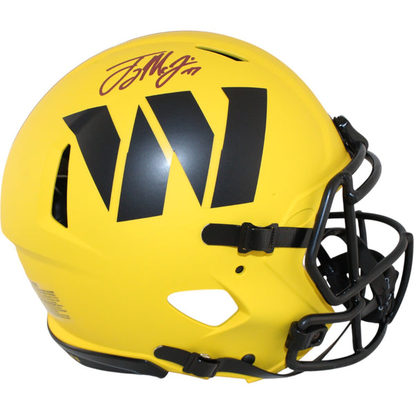 Terry McLaurin Autographed Washington Commanders Pro Rave Helmet Beckett 51878