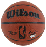 Rockets Hakeem Olajuwon Authentic Signed Wilson NBA Basketball BAS Witnessed
