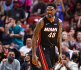 Udonis Haslem Signed Miami Heat Jersey (Beckett) 3xNBA Champion 2006, 2012, 2013