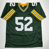 Autographed/Signed Frank Winters SB XXXI Champs Green Bay Green Jersey JSA COA