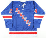 Oscar Lindberg Signed Rangers Jersey (Steiner) New York's Top Rookie 2015-2016