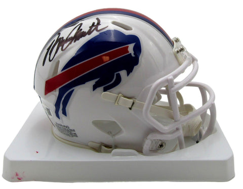 bruce smith autographed mini helmet BILLS WHITE SPEED BECKETT WITNESS Super Sports Center Bruce Smith Signed Buffalo Bills