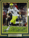 MARCUS MARIOTA AUTOGRAPHED FRAMED 16X20 PHOTO OREGON DUCKS MM HOLO STOCK #89812