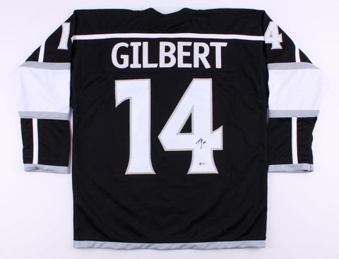 Tom Gilbert Signed Los Angeles Kings Jersey (Beckett COA) 15 Year NHL Defenseman