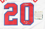 Jeff Burroughs Signed Texas Rangers Home Jersey Inscribed "74 AL MVP" (Schwartz)