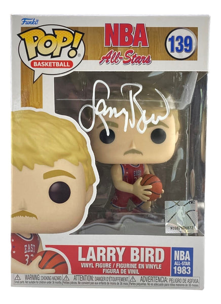 Larry Bird Signed Boston Celtics All-Star Funko Pop #139 Bird+JSA ITP