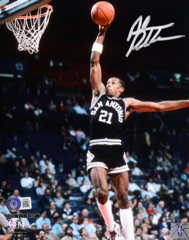 Alvin Robertson Autographed San Antonio Spurs 8x10 Dunk Photo - Beckett W Holo