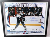 Cale Makar Framed Autographed/Inscribed "100th Goal 1/18/25" 16x20 FANATICS COA