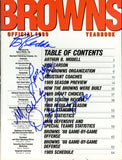 1989 Browns Team Signed Autographed Yearbook 32 Sigs Incl Bernie Kosar 242500