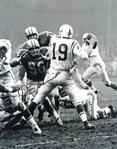 Joe Schmidt Autographed Signed 8x10 Photo Detroit Lions SKU #245895