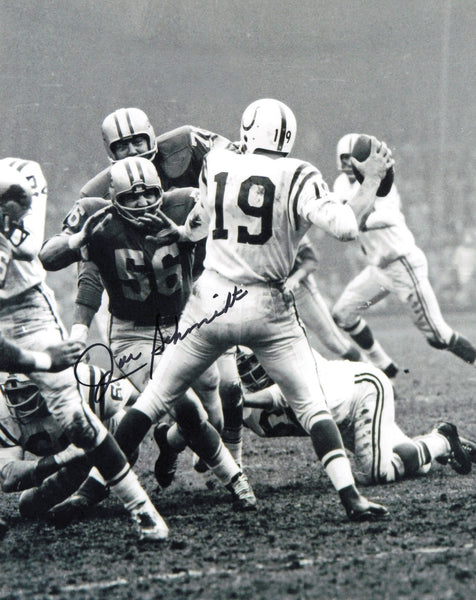 Joe Schmidt Autographed Signed 8x10 Photo Detroit Lions SKU #245895