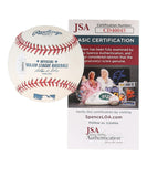 Milt Pappas Signed OML Baseball Inscribed "NH 9-2-72" (JSA COA) Chicago Cubs