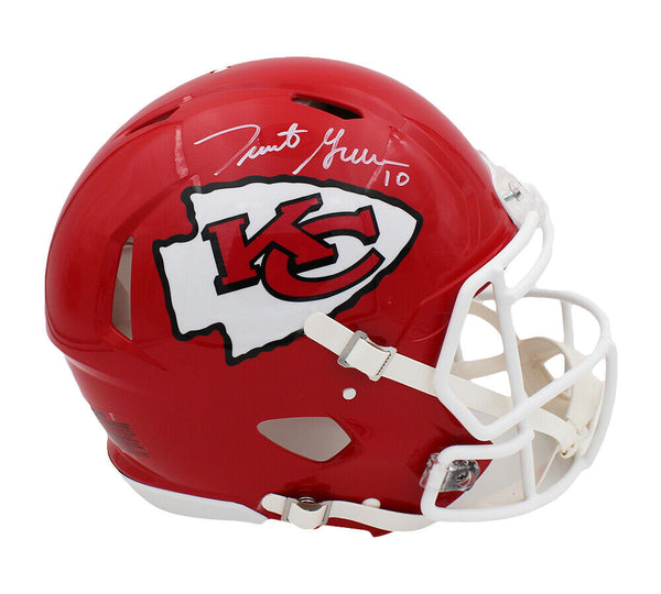 Trent Green Signed Kansas City Chiefs Speed Authentic NFL Helmet