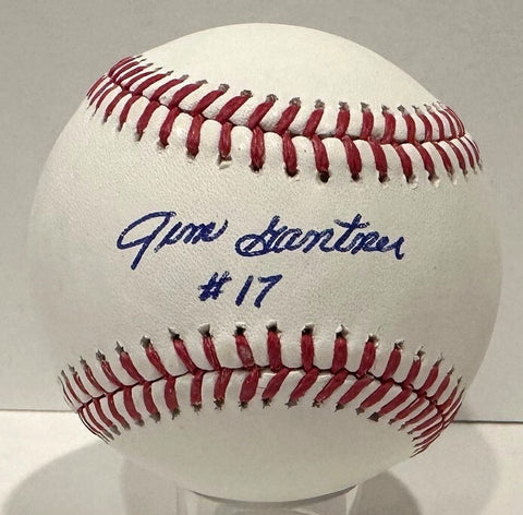 Milw. Brewers Infielder JIM GANTNER #17 Signed Official MLB Baseball AUTO - BAS