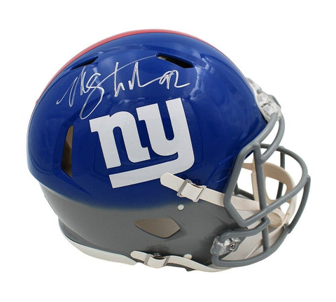 Michael Strahan Signed New York Giants Speed Authentic Custom NFL Helmet