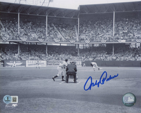 Dodgers Johnny Podres Authentic Signed 8x10 Horizontal Photo BAS #BV03196