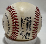 CHUCK TANNER Signed Official MLB Baseball AUTO - Milwaukee Braves MLB