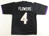 Zay Flowers Signed Baltimore Ravens Black Jersey (JSA) Ex-Boston College / WR