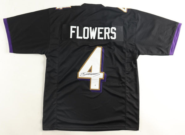 Zay Flowers Signed Baltimore Ravens Black Jersey (JSA) Ex-Boston College / WR