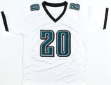 Brian Dawkins Autographed White Pro Style Jersey - Beckett W Hologram