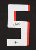 Drake London Signed Atlanta Falcons 35x43 Framed Jersey (Beckett) 2022 Top Pick