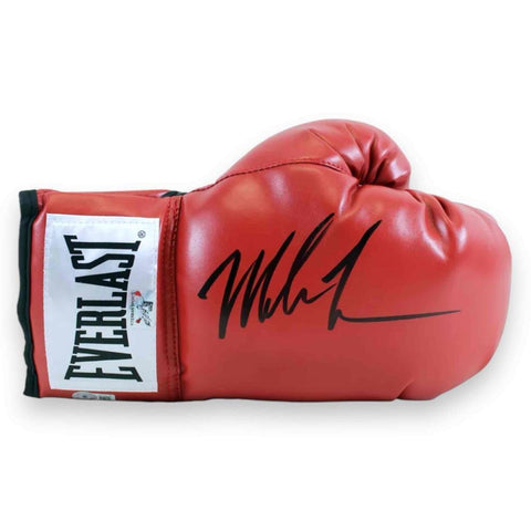 Mike Tyson Signed Red Everlast Boxing Right Handed Glove - Tyson Exclusive Holo