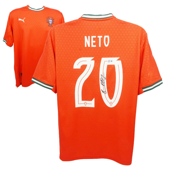 Pedro Neto Signed Portugal FC Home Soccer Jersey #20 with Beckett COA
