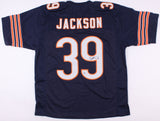 Eddie Jackson Signed Bears Jersey (Beckett COA) Chicago's 2017 4th Rd Draft Pick