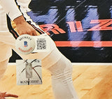 JA MORANT AUTOGRAPHED 16X20 PHOTO MEMPHIS GRIZZLIES BECKETT BAS QR STOCK #218593