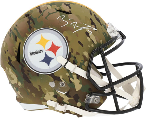 Ben Roethlisberger Pittsburgh Steelers Signed Camo Alternate Replica Helmet
