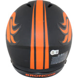John Elway Autographed Denver Broncos Authentic Eclipse Helmet Beckett 50230