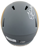 Rams Eric Dickerson "HOF 99" Signed Slate F/S Speed Rep Helmet W/ Case BAS Wit 2